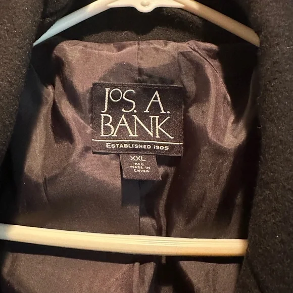 Men’s Jos A Bank Wool Blend Pea Coat - Picture 2 of 6